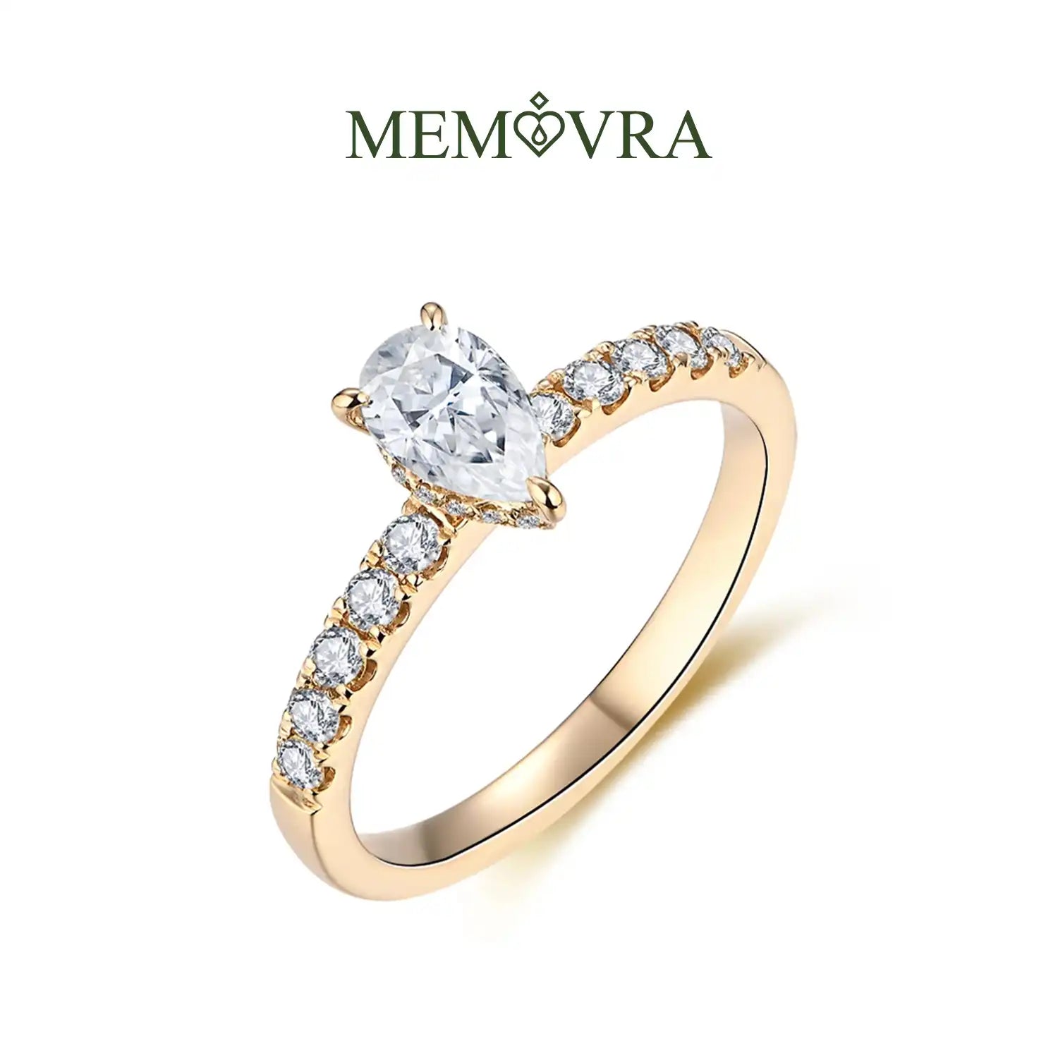 Timeless Radiance Moissanite Engagement Ring